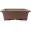 Rectangular unglazed bonsai pot - 600 x 490 x 150 mm