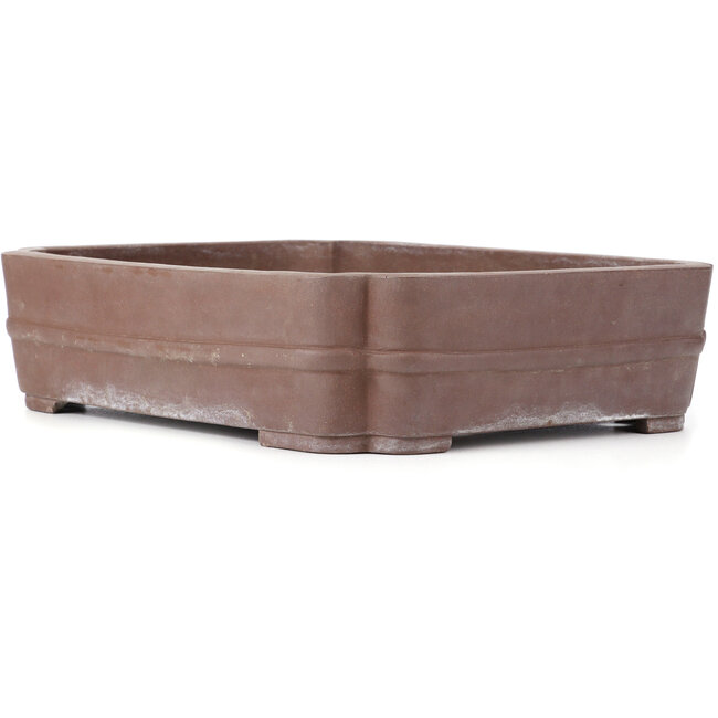 Rechthoekige ongeglazuurde bonsaipot - 458 x 350 x 110 mm