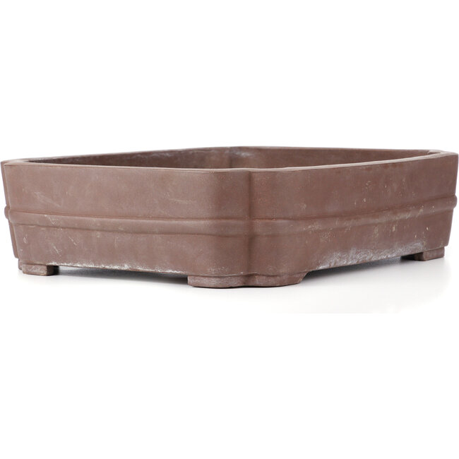 Maceta de bonsái rectangular sin esmaltar - 458 x 350 x 110 mm