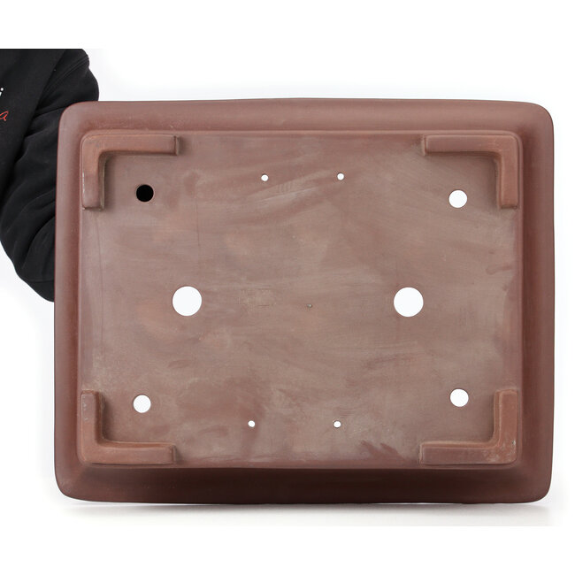 Pot à bonsaï rectangulaire non émaillé - 600 x 490 x 150 mm