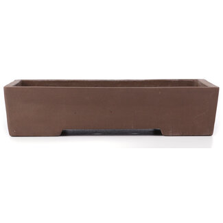 Chinese bonsai pots Maceta rectangular sin esmaltar de 410 mm de China