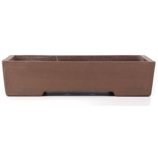 Pot à bonsaï rectangulaire non émaillé - 410 x 294 x 98 mm