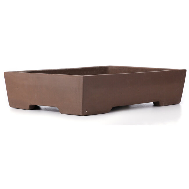 Pot à bonsaï rectangulaire non émaillé - 410 x 294 x 98 mm