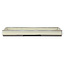 Seto Yaki Maceta de bonsái rectangular de 255 mm en blanco roto de Seto Yaki, Seto