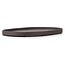 Oval unglazed bonsai pot by Seto Yaki - 465 x 294 x 30 mm