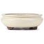 Oval beige bonsai pot by Yamaaki - 340 x 280 x 100 mm