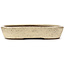 Oval beige bonsai pot by Shuhou - 360 x 270 x 65 mm