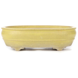 Other Japan Pot jaune ovale de 290 mm importé du Japon