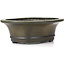 Ovale groene bonsai pot van Koyou - 300 x 241 x 100 mm