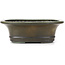 Ovale groene bonsai pot van Koyou - 300 x 241 x 100 mm