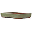 Pot à bonsaï vert rectangulaire par Yozan - 313 x 215 x 50 mm