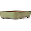 Rectangular green bonsai pot by Hattori - 375 x 280 x 80 mm