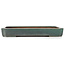 Reihou (Bonsai Matsushita Hiroyuki or Mr.MATSUSHITA Reiji    Master) 470 mm rectangular turquoise bonsai pot by Reiho, Tokoname, Japan