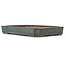 Rectangular turquoise bonsai pot by Reiho - 470 x 330 x 68 mm