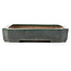 Rectangular turquoise bonsai pot by Reiho - 470 x 330 x 68 mm