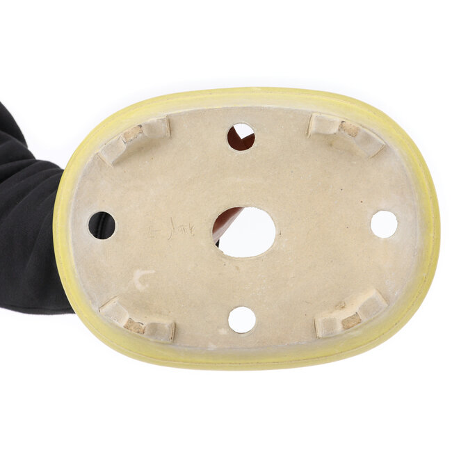 Pot à bonsaï ovale jaune - 290 x 215 x 83 mm