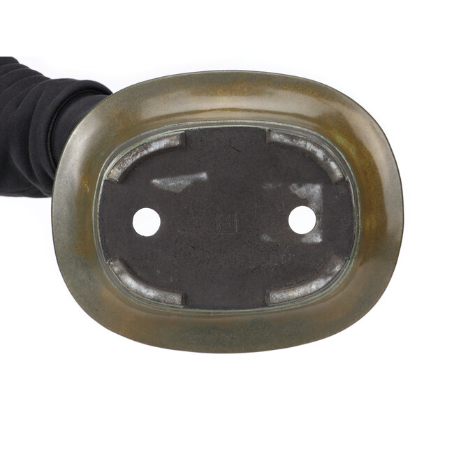 Ovale groene bonsai pot van Koyou - 300 x 241 x 100 mm