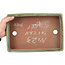 Pot à bonsaï vert rectangulaire par Yozan - 313 x 215 x 50 mm