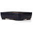 Pot à bonsaï rectangulaire bleu par Yamafusa - 370 x 275 x 92 mm