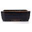 Maceta de bonsái rectangular azul de Yamafusa - 370 x 275 x 92 mm