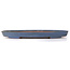 Oval blue bonsai pot by Reiho - 367 x 240 x 32 mm