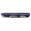 Oval blue bonsai pot by Shuhou - 475 x 350 x 65 mm