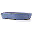 Ovale blaue Bonsaischale von Hattori - 440 x 320 x 75 mm