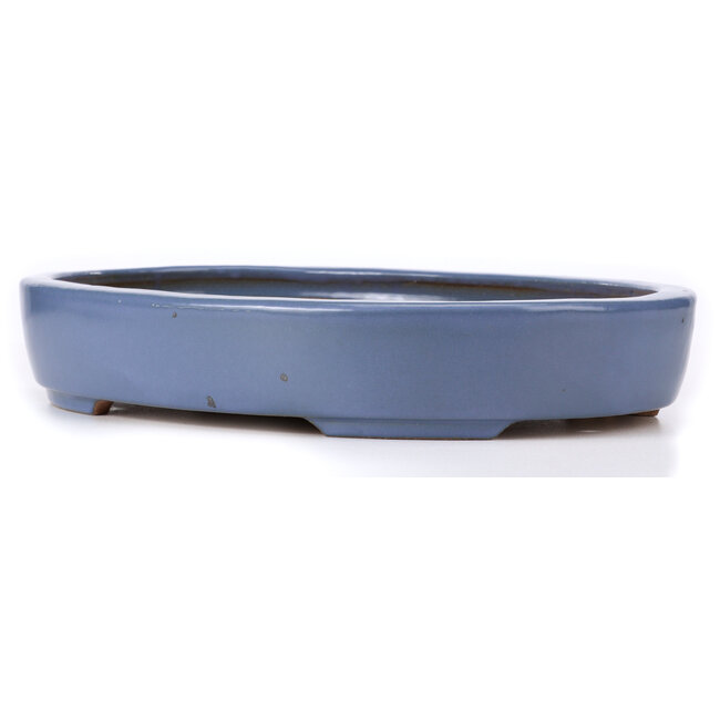 Vaso bonsai ovale blu di Hattori - 440 x 320 x 75 mm