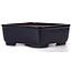 Pot à bonsaï carré bleu par Yamafusa - 240 x 240 x 90 mm