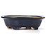 Mokko blue bonsai pot by Ikkou - 250 x 202 x 75 mm