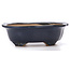 Mokko blue bonsai pot by Ikkou - 250 x 202 x 75 mm