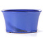 Pot à bonsaï rond bleu par Itouen - 225 x 225 x 118 mm