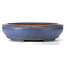 Pot à bonsaï rond bleu par Ikkou - 280 x 280 x 75 mm