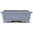 Rectangular blue bonsai pot by Yamaaki - 315 x 250 x 85 mm