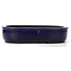 Maceta de bonsái rectangular azul de Koyou - 280 x 240 x 63 mm
