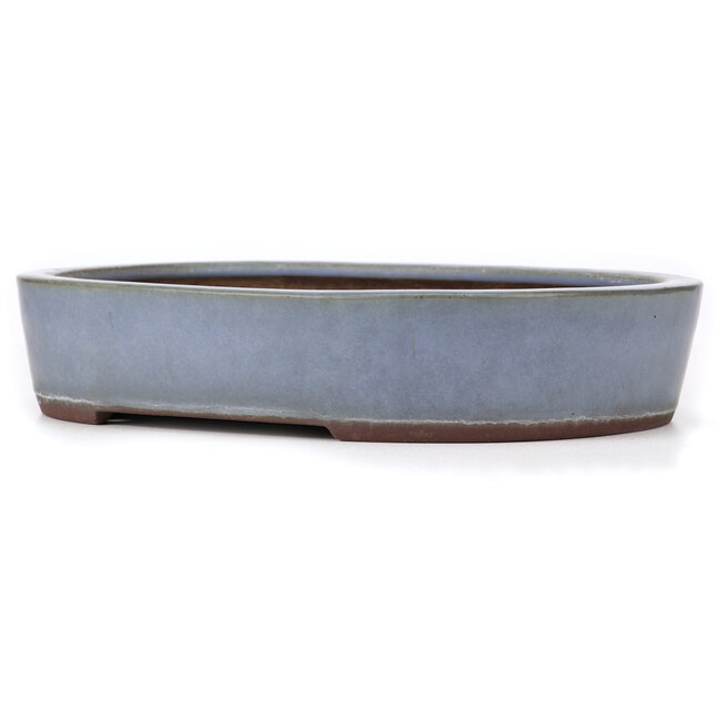 Vaso bonsai ovale blu di Yamaaki - 363 x 290 x 73 mm
