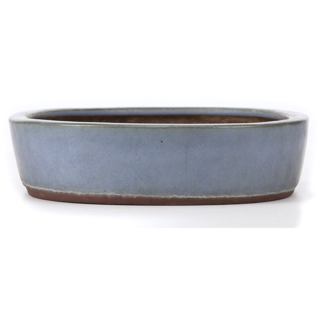 Vaso bonsai ovale blu di Yamaaki - 363 x 290 x 73 mm