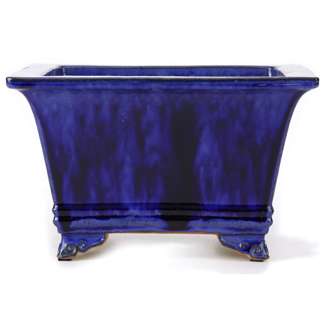 Pot à bonsaï carré bleu - 315 x 315 x 192 mm