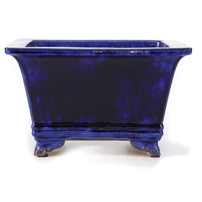 Maceta de bonsái azul cuadrada - 315 x 315 x 192 mm