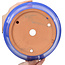 Runde blaue Bonsaischale von Itouen - 225 x 225 x 118 mm