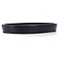 Oval blue bonsai pot by Koyou - 490 x 330 x 55 mm