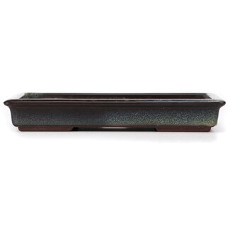  Other Japanese bonsai pot makers Maceta azul rectangular de 335 mm de Japón