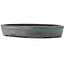 Oval green bonsai pot by Reiho - 460 x 330 x 75 mm