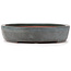 Oval green bonsai pot by Reiho - 460 x 330 x 75 mm