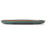 Oval turquoise bonsai pot by Reiho - 445 x 290 x 33 mm