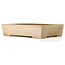 Rechthoekige beige bonsaipot van Koyou - 444 x 333 x 92 mm