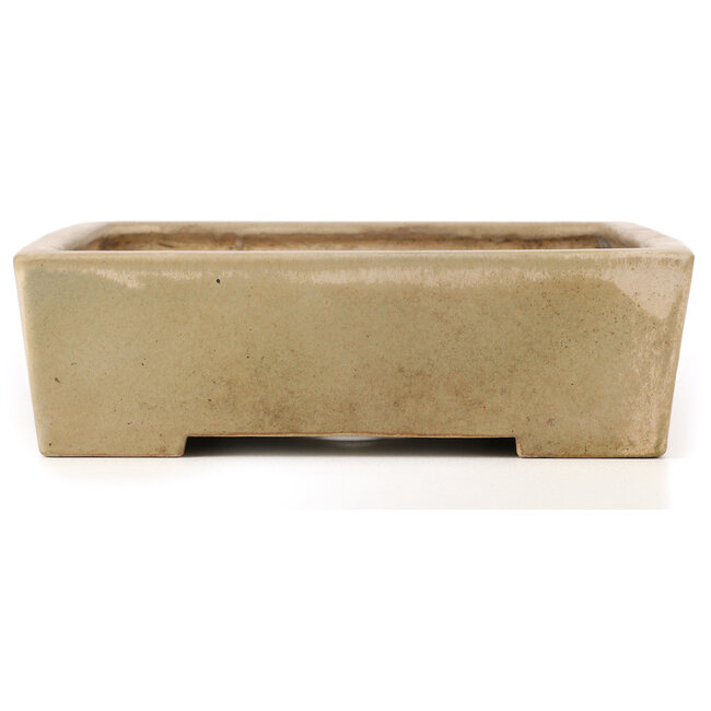 Rechthoekige beige bonsaipot van Koyou - 444 x 333 x 92 mm