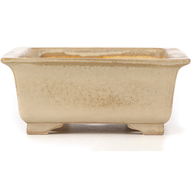 Rechthoekige beige bonsaipot van Koyou - 337 x 257 x 103 mm