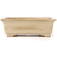 Maceta de bonsái rectangular beige de Koyou - 337 x 257 x 103 mm