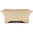 Rechteckige beige Bonsaischale von Reiho - 380 x 280 x 108 mm